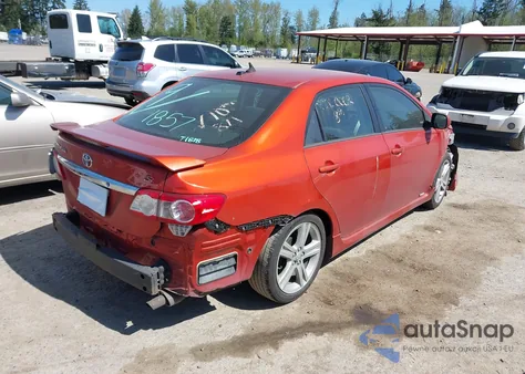 2013 Toyota Corolla S Special Edition from USA, damaged, VIN 2T1BU4EE5DC088760
